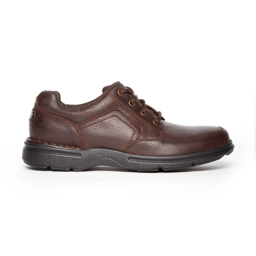 Rockport Men's Prowalker Eureka Plus Mudguard Sneakers - Dark Brown - USA (4832EPDIY)